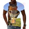 Summer Trend Horse HD Pattern Men T-Shirts Casual 3D Print Hip Hop Harajuku Personality Round Neck Tees Loose Short Sleeve Top