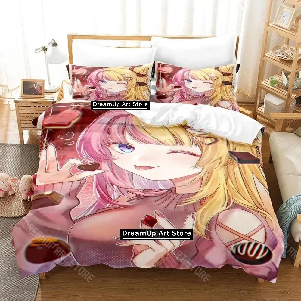 3D Print Kotoko Torahime Bedding Set Single Twin Full Queen King Size Bed Set Adult Kid Bedroom Duvetcover Sets Anime Bed