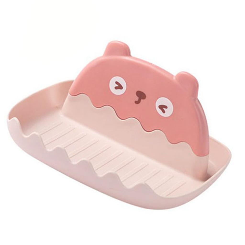 Lid Stand Shovel Holder Cartoon Shaped Multi Slots Cooking Utensil Storage Rack for Kitchen Use