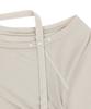 OJOS Asym Shoulder Scarf Long Sleeve / Oatmeal