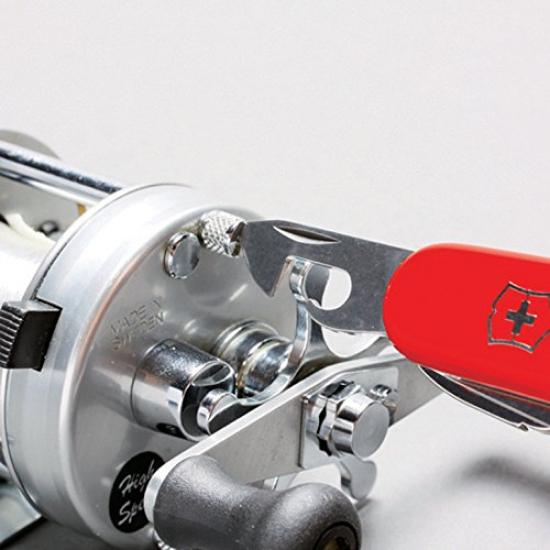 VICTORINOX Angler Canivete Suíço Faca Multifuncional Alicate de Pesca Camping com Removedor e Removedor de Escamas Ferramenta Multiuso Suíça com 19 Funções