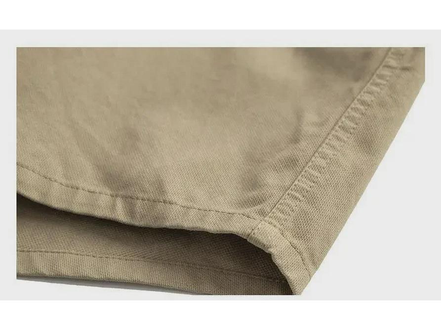 Men's Korean Style Retro Long Sleeve Work Shirt - Trendy, Loose, Versatile, Youth Casual Jacket with Pockets.