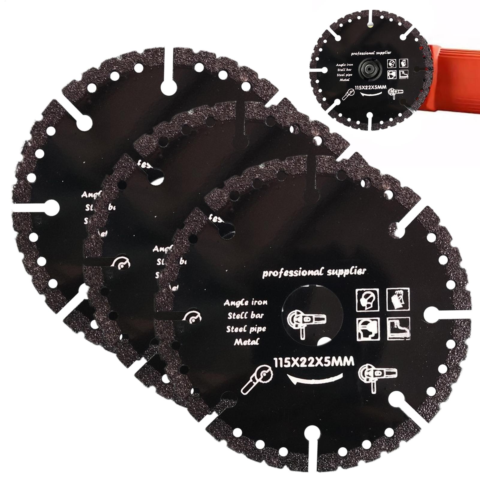 

Cutting Wheel 3-Piece Heavy-Duty Multi-Purpose Metal Cut Off Wheel Wood Cutter For Abrasive Marble Steel Wood Grinding Smoothing China Mainland