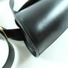 Great JIL SANDER Cannolo Mini Shoulder Bag With Logo Black Leather J08WD0008 Used