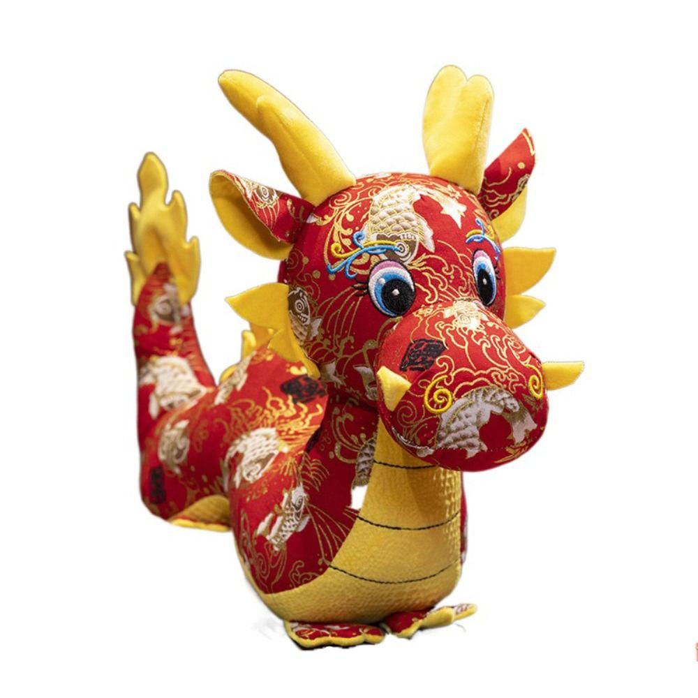 Unique Dragon Plush Doll Dragon Design Dragon Mascot Ornament Creative Dragon Plush Toy  Children