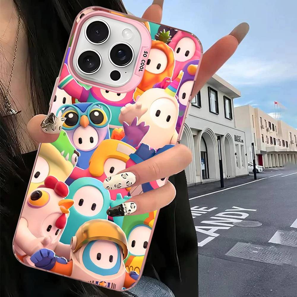 F-Fall G-Guys Game Phone Case For iPhone 17 16 15 14 13 MAX Matte Shockproof Back Anti Fall Matte Cover
