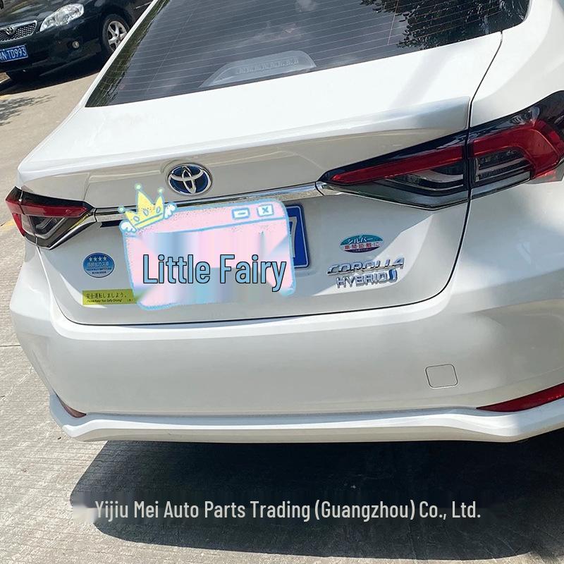 Taiwan Model Rear Spoiler for 2019-2025 Corolla - Hole-Free Press-On Installation