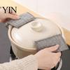 Stubborn Stain Kitchen Scrubber 5Pcs Cleaning Rags, Double-Sided Cartoon Cotton Gauze Steel Wire Non-Scratch Scrub Cloth for Oil Stains, Dish Clothes