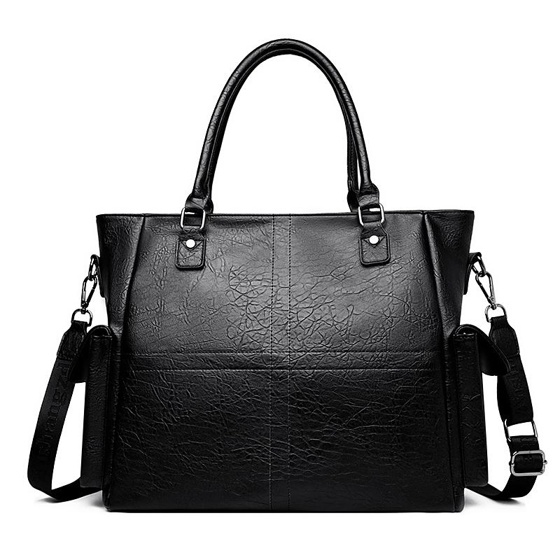 Genuine Kangaroo Brand Soft Pu Leather Hand Bag Small Handbags Women Shoulder Bags for Mother Luxury Designer Tote Commuting Bag
