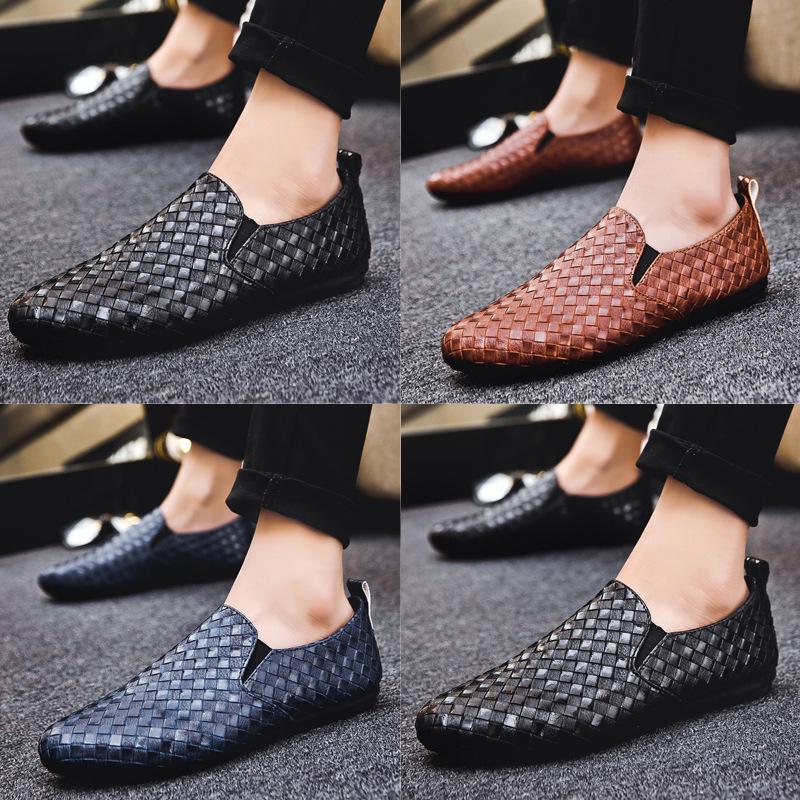 Leather Casual Shoes Comfortable Mens Men