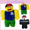 Novo Pelúcia Clássica Roblox Boneca de Pelúcia Macia Com Chapéu Roblox Removível Para Crianças Presente de Natal