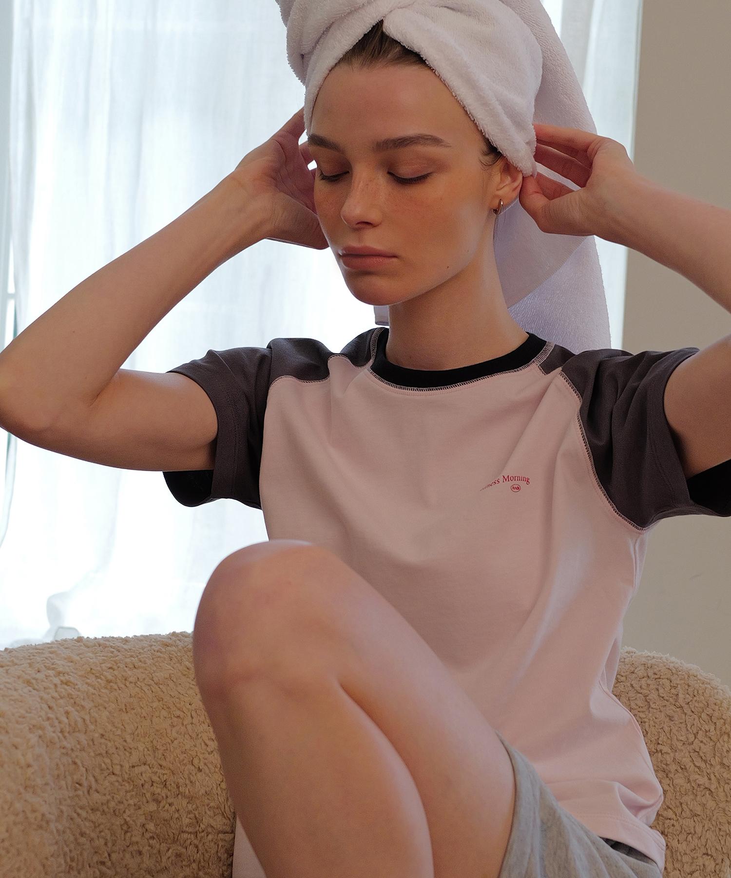 Annies Sandy Raglan T-Shirt (Pink) Pink