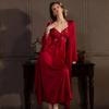 Live Female Xia Bingsi Sexy Pure Desire Pajamas Long Suspender Pajamas Long Skirts Home Clothes Dresses Nightgowns