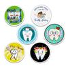 50 100Pcs Cartoon Tooth Shape Stickers Tooth Fairy Paper Sticker Dentist Gift For Kid Children Graffiti Decal Sticker