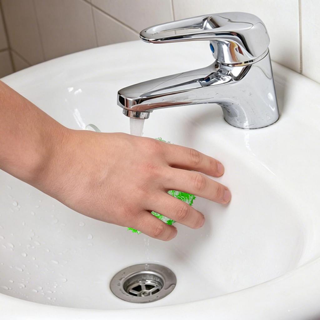 Cleaning Ball for Bathroom Non-Abrasive Gentle Deep Cleaning Soft Ball Scrubber Sponge for Household Kitchen Sink Countertop