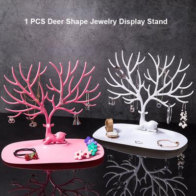Deer Hanger Stand Holder Tray Jewelry Organizer Jewelry Display Rack Ring Display Tools Ornament