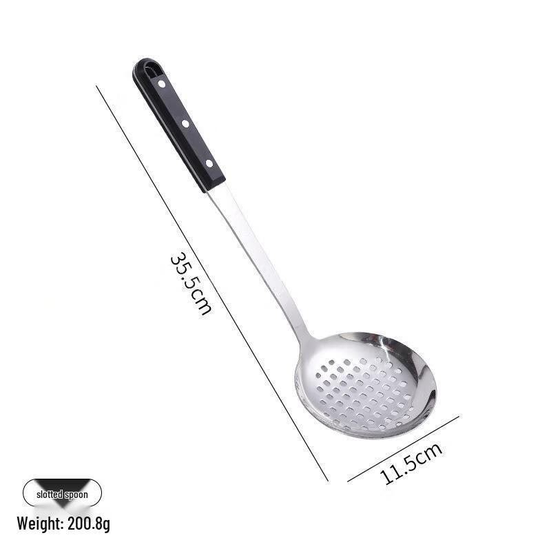Wutuo Thickened Kitchen Spatula and Slotted Spoon Set