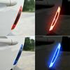 4Pcs New Protector Alarm Car Reflective Strips Door Sticker Anti-Collision Safety Warning
