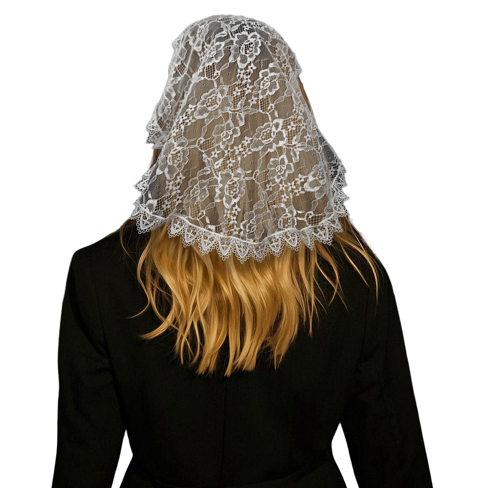 

Свадебная кружевная мантилья, украшения для девичника, подарок для невесты, свадебный душ, свадебная белая фата, фата для лица белый