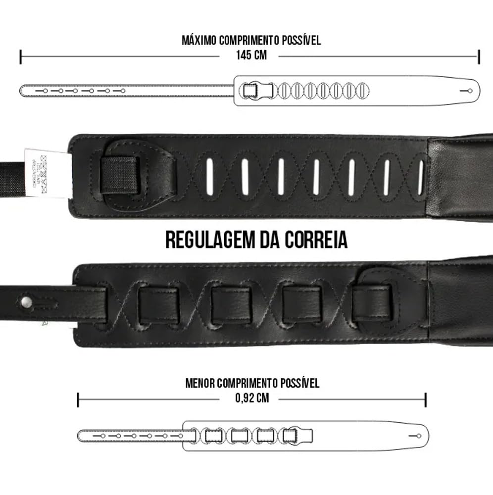 BASSO Guitar Strap FB ECO 05 Fat Bass Series
