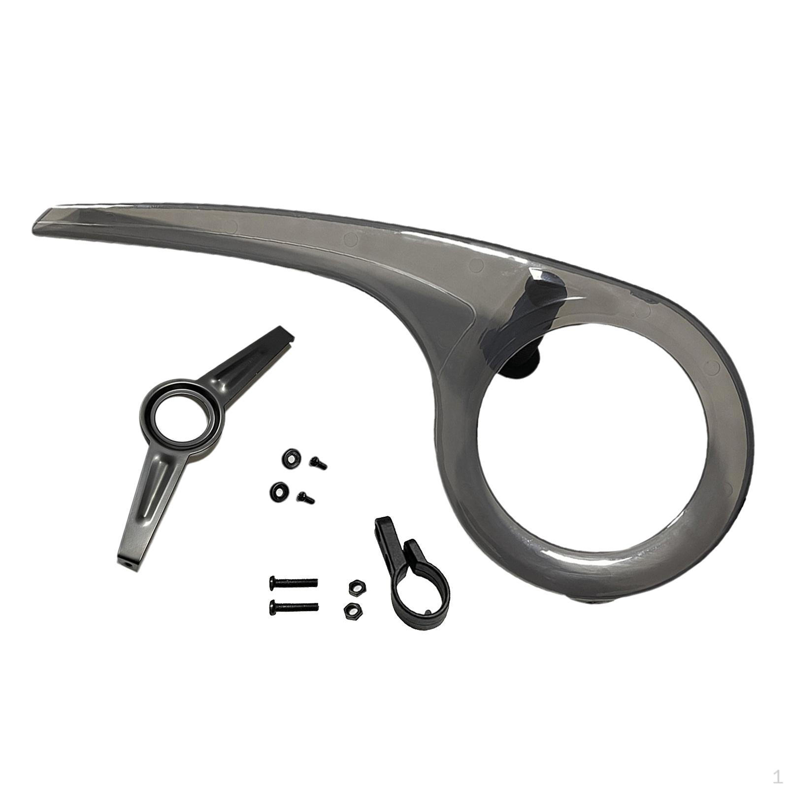 

Chain Guard Cover Easy to Install Crank Front Sprocket Protector Accessories Grey,Tail Fix