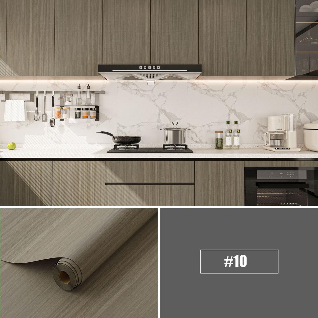 Adesivo Autoadesivo Effetto Legno Spesso Impermeabile Rivestimento per Ante di Armadi Pellicola per Ristrutturazione Mobili per Tavolo Scrivania Scaffale Makeover