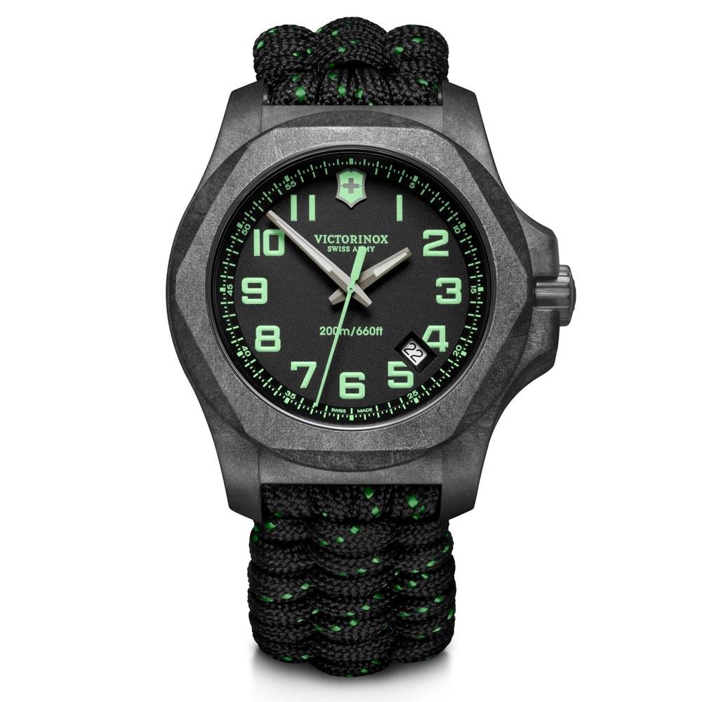 Victorinox INOX. Montre-bracelet Noir Carbone 241859 Garantie 5 Ans