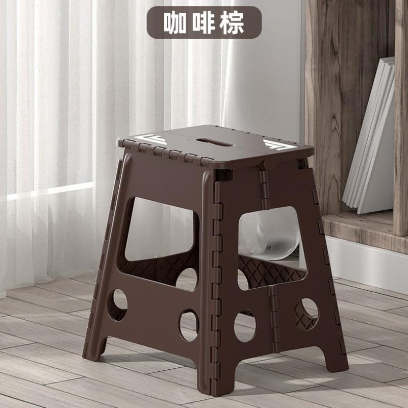 Portable Folding Plastic Stool Adults Outdoor Camping Fishing Queue Lightweight Compact Chair Modern Minimalist Design