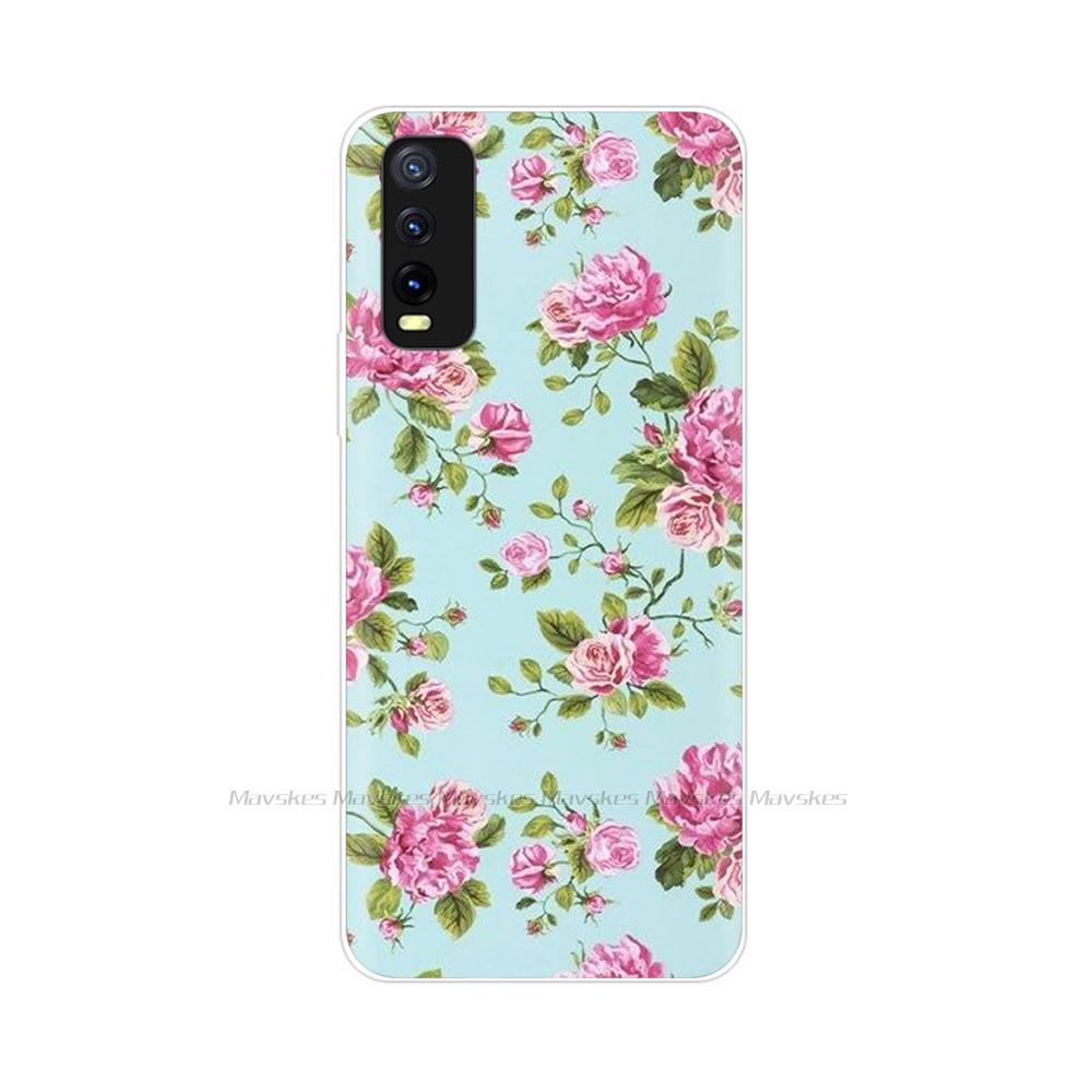 For Coque Vivo Y11s Case Soft Silicone Fundas Back Cover For Vivo Y11s V2027 V2029 Cute Phone Case For Vivo Y 11s TPU Bumper