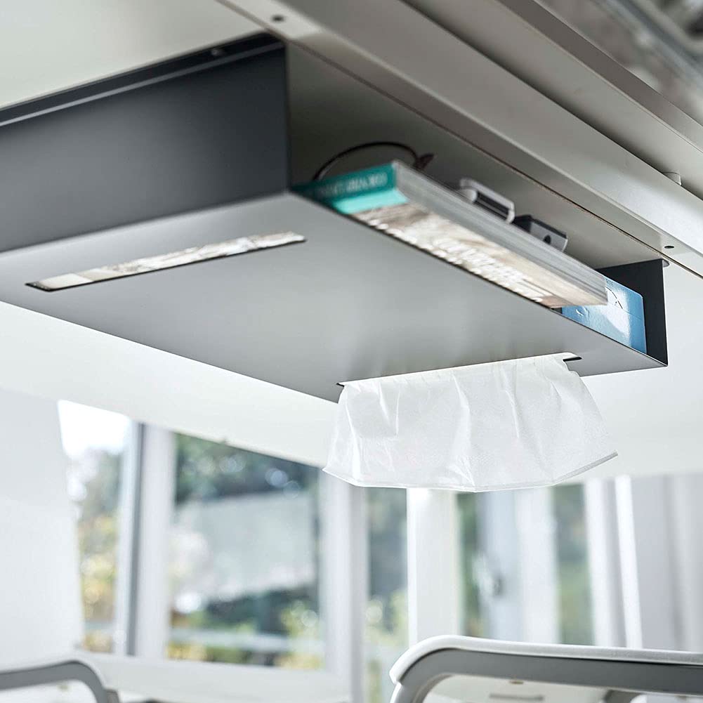 Yamazaki Jitsugyo 5482 Pod stolem Úložný stojan Černá věž Dálkové ovládání hromadného úložiště Přibl. Š44XH25XV7,2 cm