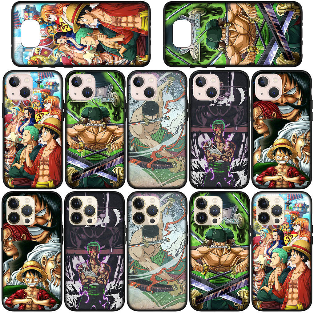 Für Motorola Moto Edge 70 60 50 G54 G86 Samsung Galaxy S25 iPhone 17 16 15 Redmi Note 14 Pro Max Handyhülle Süße Roronoa Zoro One Piece Luffy Hülle