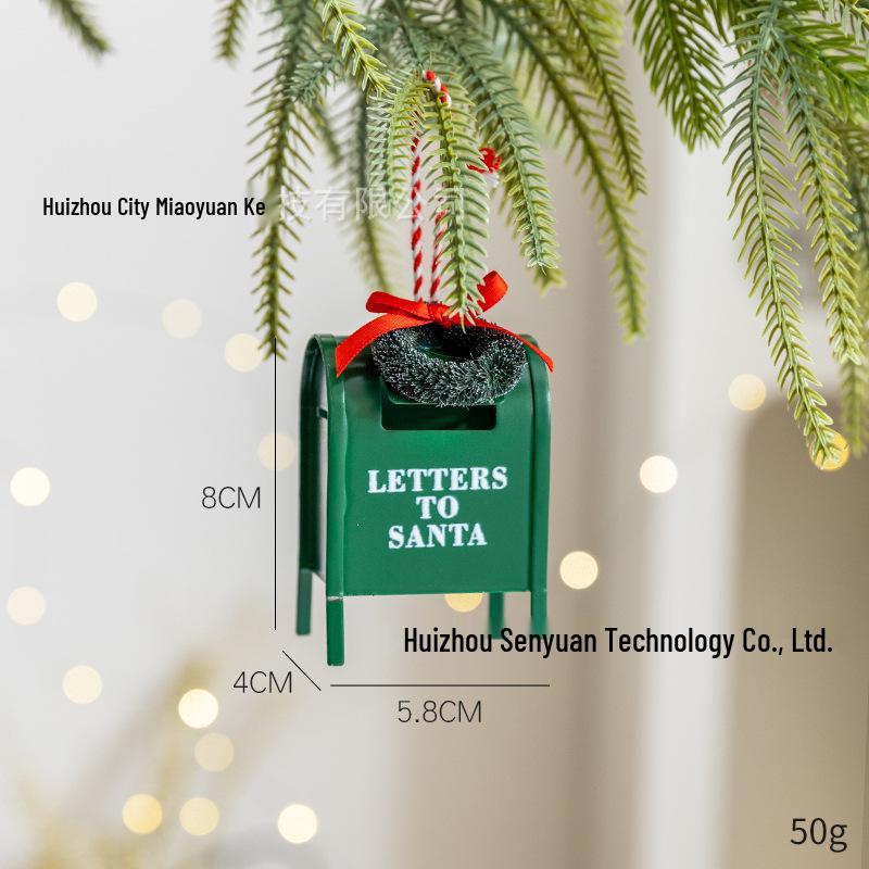 Праздничный Кованый Железный Венок Почтовый Ящик Украшение - Рождественская Елка и Настольное Украшение