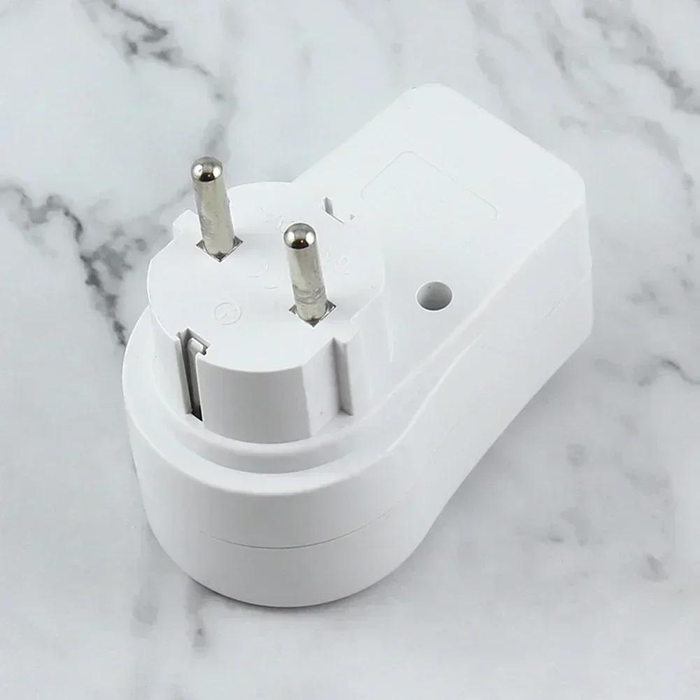EU Type Power Adapter Socket With Switch 1 to 1 Way Conversion 16A Max 3680W Compatible With German and EU Standard Devices 250V China Mainland