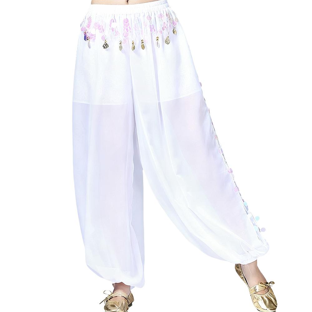 Sequin Belly Dance Pants Tassel Loose Pants Fashion Bloomers  Dance