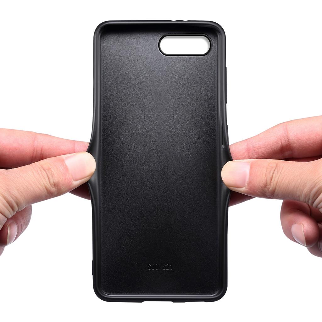 For iPhone 7 Plus/8 Plus Case Calf Texture PU+PC+TPU Protective Phone Cover