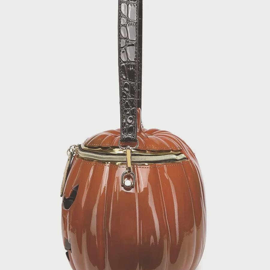 Women's 2024 Halloween Pumpkin Bag: Handheld & Crossbody Multifunctional Accessory