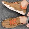 Plus Size 48 Man's Casual Shoes Microfiber Leather Mens Driving Wallking Shoes Loafers Outdoor Sports Sneakers