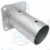 Round Column Base 80X150Mm Screwed To Concrete Anchor Bracket