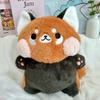 40Cm Cartoon Giant Panda Doll Plush Toy Kawaii Cuddly Animal Stuffed Fluffy Plushie Peluche Grey Green Purple Brown Pink Gift