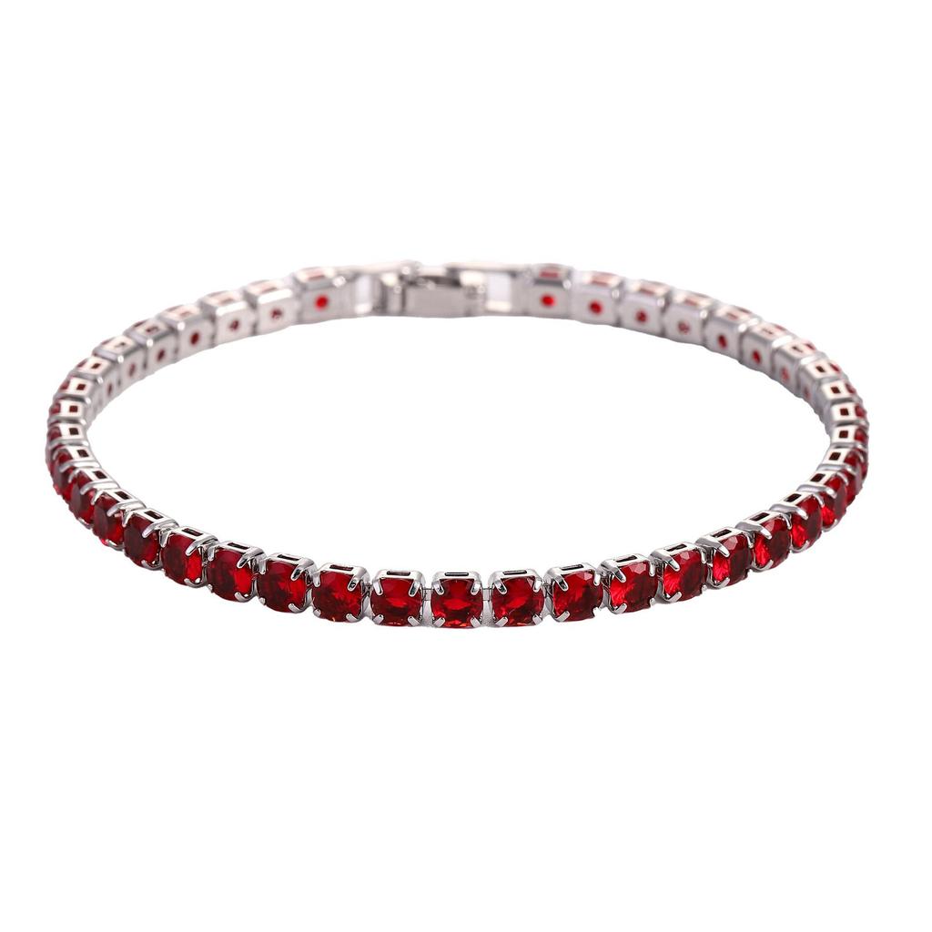 Trendy Zircon Hip-Hop Bracelet & Anklet – Simple, Stylish Gift Accessory