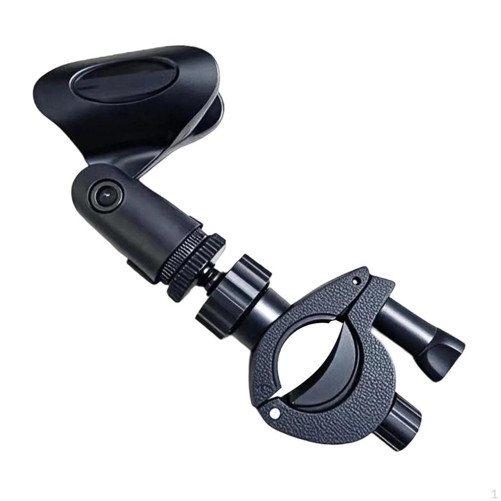 Clamp Mount Adjustable Cornet Attachment Mic Clip Holder Support for Podcasting Trombone Practice