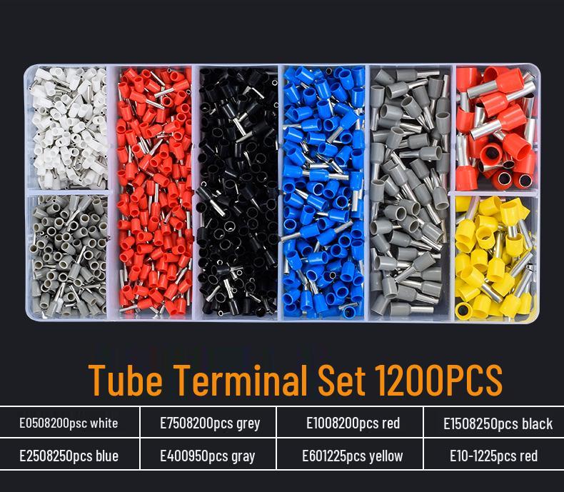 Manuelles Crimp- und Abisolierwerkzeug-Set: Spitzzange für Elektriker