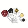 5pcs/set, Stainless Steel Measuring Cups and Spoons, Baking Tool Set with Scale