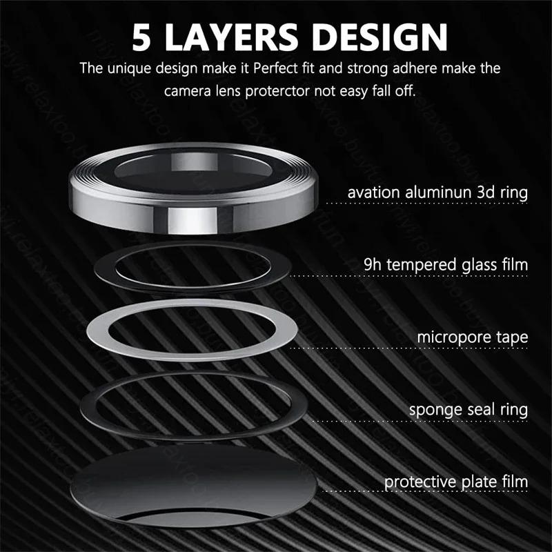 Metal Camera Ring Guard Cap For Samsung Galaxy Z Fold 7 6 5 HD Rear Lens Glass Protective Film Case Friendly