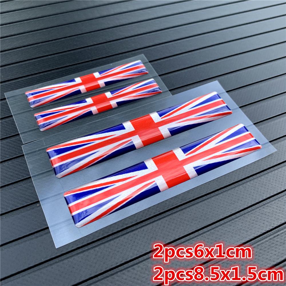 3D Brazil Korea UK ITALY FRANCE GERMAN Russia Spain National Flags Car Stickers Automobiles Motorcycles Decorating Accessories