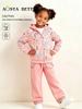 Unicorn Print Girls' Two-Piece Jacket & Pants Set - Autumn Style