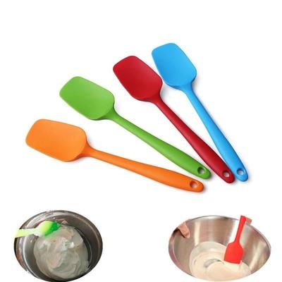 Spatule à gâteau au beurre en Silicone, crème de cuisine, mélange de pâte, grattoir, brosse mélangeur de beurre, pinceaux à gâteaux Bak