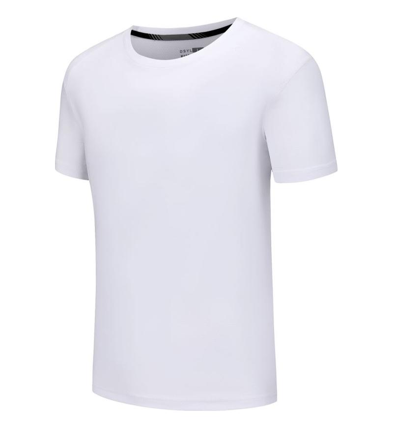 Comfortable Unisex T-shirt Summer Crew Neck Minimalist Tops Solid Color Unisex Lightweight T-shirt for Women and Men YG-2918