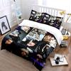 Pop Star Style Art Collage Bedding Duvet Cover Set Duvet Cover Pillowcases  (1*Duvet Cover 2*Pillowcases, Without Duvet Insert)