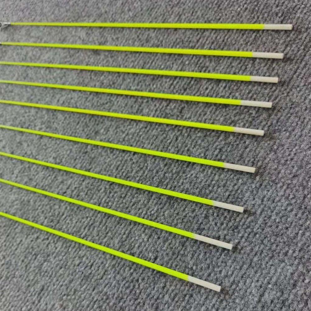 2025 Mit Spitzenring Angelrutenspitze Einziehbar 40cm Kohlefaser Winter Spinnfischen Fiberglas Angelrute Eisangeln